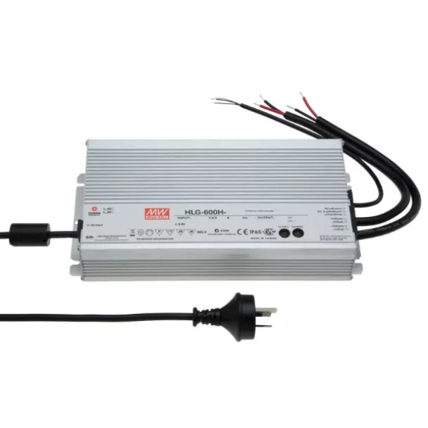 MEAN WELL HLG-600H-12AB-AUP 12V 480W IP65 0-10V Dimmable LED Driver