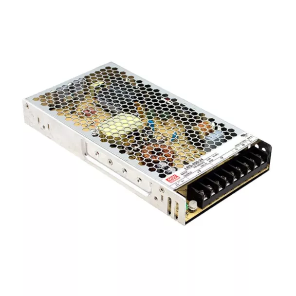 MEAN WELL LRS-200-12 12V 17A Caged Enclosed Power Supply