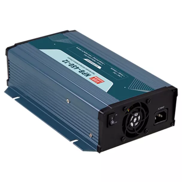 MEAN WELL NPB-450-12 Battery Charger 420W 13.8V 25A 2-3 Stage Adjustable Output with Screw Terminals