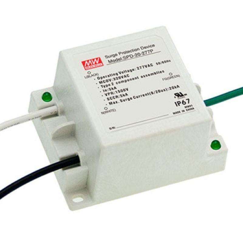 MEAN WELL SPD-20-240P Surge Protector for LED Drivers MEAN WELL SPD-20-240P Surge Protector for LED Drivers