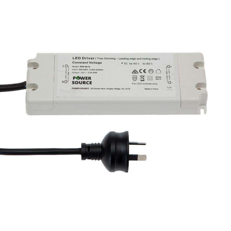 Power Source PDV-30-24 AC Dimmable LED Driver 24V 30W AC Dimmable LED Driver