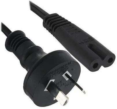 2 Pin AC AU Plug to IEC-C7 (Figure 8) Power Cord 1.5m for PlayStation PS5, PS4, PS3, PS Slim Controller, LED LCD TV